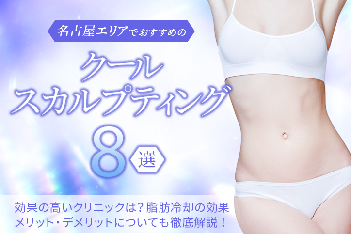 名古屋エリアでおすすめのクールスカルプティング(脂肪冷却)8選|医療ダイエットの効果・メリットデメリットについても徹底解説!