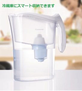 パナソニック浄水器 ポット型2L　TK-CP21-W