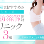 非公開: 名古屋でおすすめの脂肪溶解注射(BNLS)3選｜人気クリニック・メリットデメリットをご紹介！